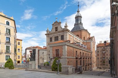 Madrid, İspanya - Haziran 06: The Iglesia del Sacramento (Türkçe: Kutsal Ayin Kilisesi) İspanya 'nın başkentinde bulunan 17. yüzyıl Roma Katolik kilisesi. 1980 'den beri İspanya Askeri Katedrali.