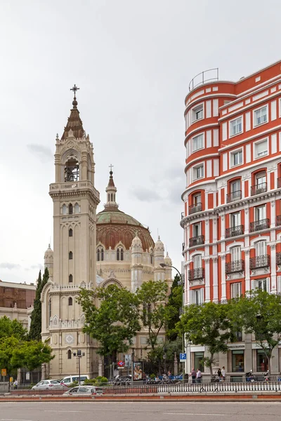 Madrid Spanien Juni 2018 Kyrkan San Manuel San Benito Spanska — Stockfoto