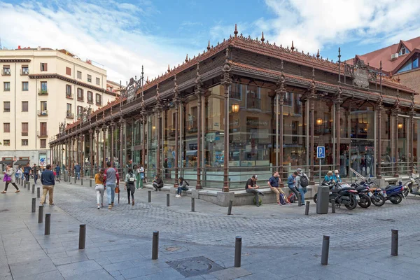 Madrid Spanje Juni 2018 Markt Van San Miguel Spaans Mercado — Stockfoto