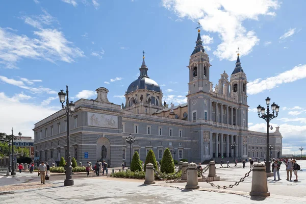 Madrid Spanien Juni 2018 Almudena Cathedral Santa Maria Real Almudena — Stockfoto