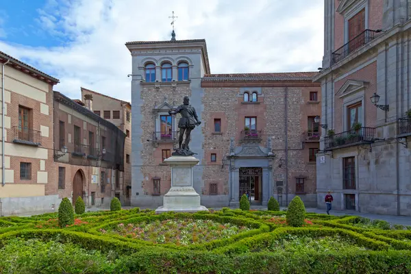 Μαδρίτη Ισπανία Ιουνίου 2018 Άγαλμα Του Don Alvaro Bazan Στο — Φωτογραφία Αρχείου