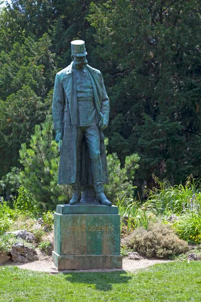 Viena Áustria Junho 2018 Estátua Franz Josef Monumento Localizado Burggarten — Fotografia de Stock