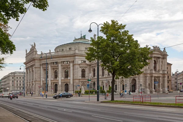 Vídeň Rakousko Června 2018 Burgtheater Vznikl Roce 1741 Vídeňským Obyvatelstvem — Stock fotografie