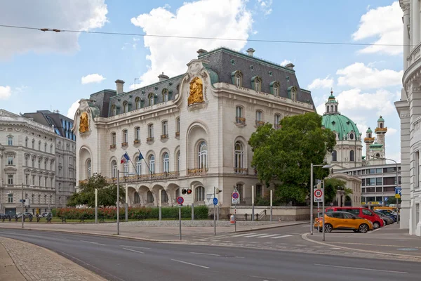 Вена Австрия Июня 2018 Года Посольство Франции Вене Спроектировано Жоржем — стоковое фото