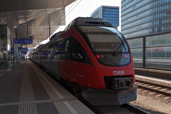 Відень Австрія Червня 2018 Bombardier Talent Train Obb Wien Hbf — стокове фото