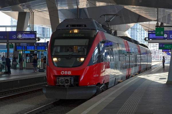 Viena Áustria Junho 2018 Comboio Bombardier Talent Operado Pela Obb — Fotografia de Stock