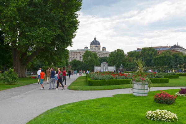 Wiedeń Austria Czerwca 2018 Volksgarten Angielski People Garden Park Publiczny — Zdjęcie stockowe