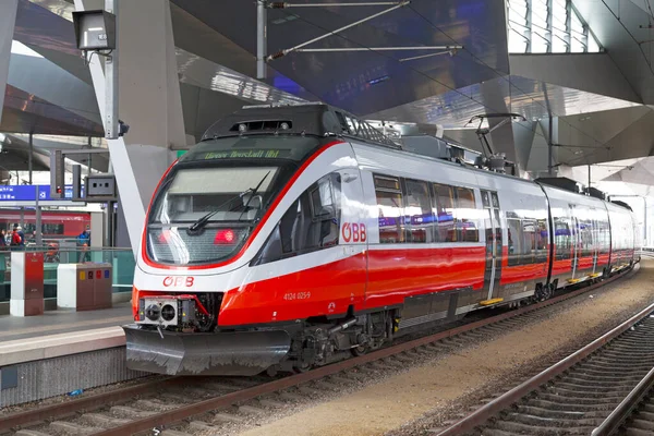 Vienna Austria Maggio 2019 Treno Obb Del Cityjet Alla Stazione — Foto Stock