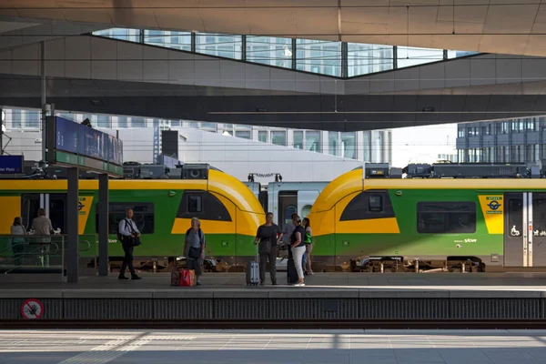 Viena Áustria Junho 2018 Gysev Train Ventus Estação Ferroviária Wien — Fotografia de Stock