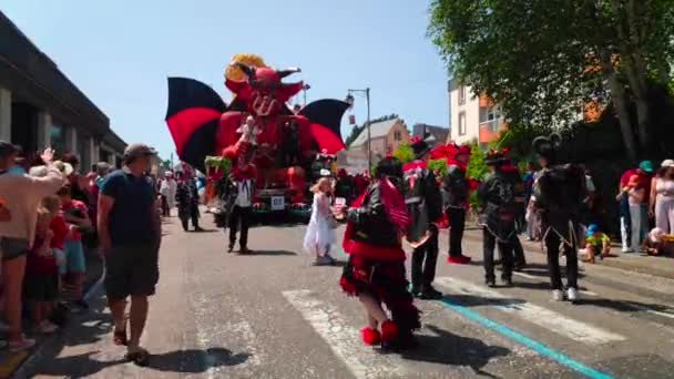 Scaer Γαλλία Μαΐου 2023 Εκατονταετηρίδα Του Scaer Μετονομάστηκε Carnaval Louest — Αρχείο Βίντεο