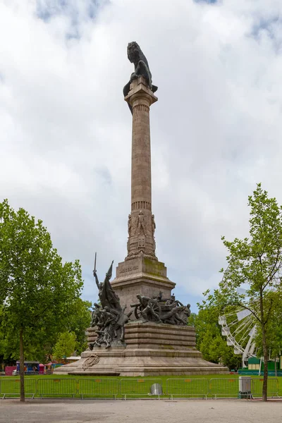 Porto Portugal Juni 2018 Monument Över Halvöns Hjältar Och Död — Stockfoto
