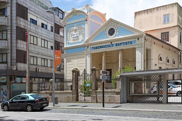 Porto Portugal Juni 2018 Tabernaculo Baptista Een Evangelische Kerk Tegenover — Stockfoto