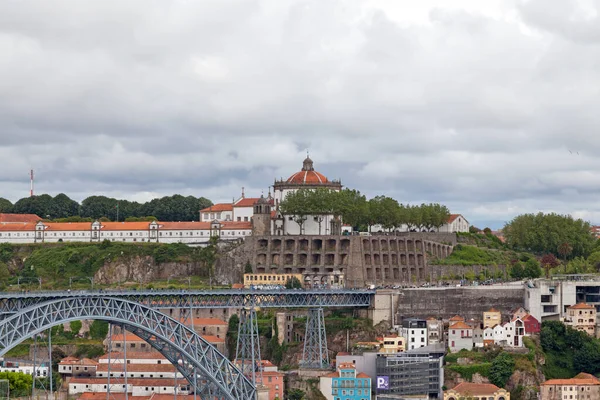 Porto Portugal June 2018 Mosteiro Serra Pilar Atop Hill Vila — Stock Photo, Image