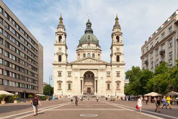 Budapeste Hungria Junho 2018 Basílica Santo Estêvão Uma Basílica Católica — Fotografia de Stock