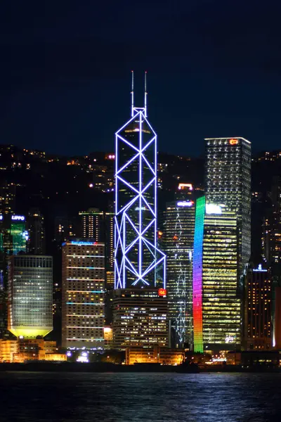Hong Kong Daki Çin Kulesi Nin Manzarası — Stok fotoğraf