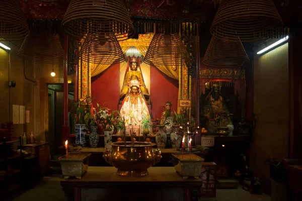 Templo Man Man Miu Templo Para Adoración Del Dios Civil — Foto de Stock