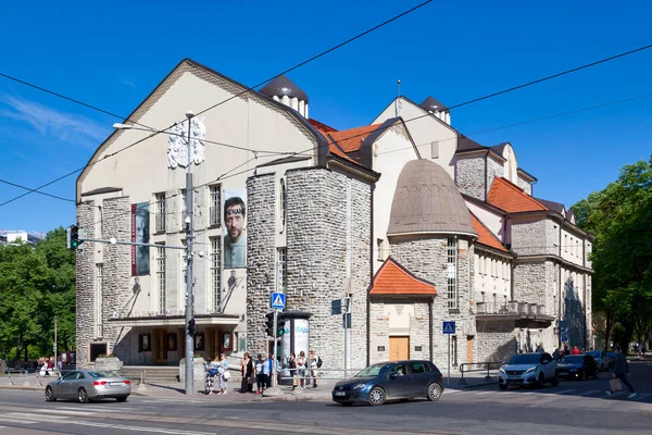 Ταλίν Εσθονία Ιουνίου 2019 Εσθονικό Θέατρο Δράμας Είναι Ένα Θέατρο — Φωτογραφία Αρχείου