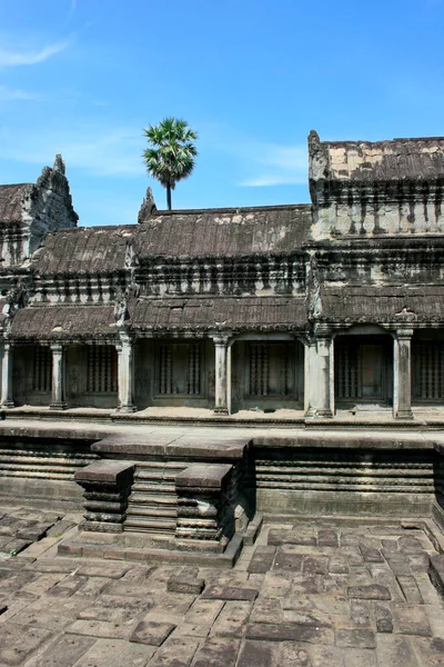 Angkor Wat Complexo Templos Camboja Fora Siem Reap Maior Monumento — Fotografia de Stock