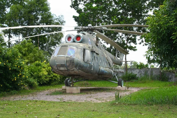 Siem Reap Камбоджа Июля 2006 Демилитаризованный Вертолет 814 Mil Камбоджийской — стоковое фото