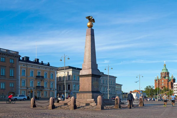 Хельсинки Финляндия Июня 2019 Года Императорский Камень Старейший Общественный Памятник — стоковое фото