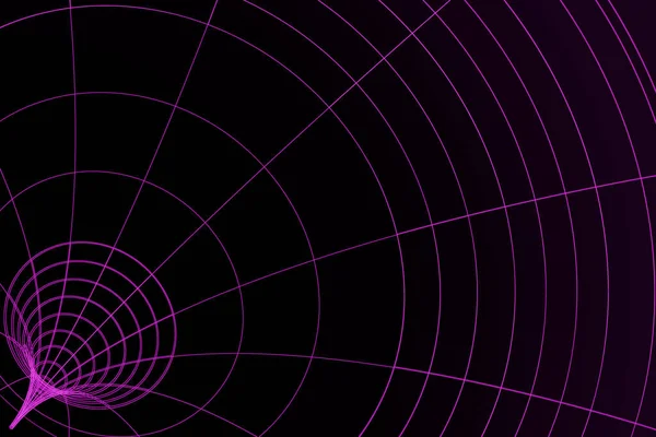 Purple Vortex Raster Jaren Futuristische Stijl — Stockfoto