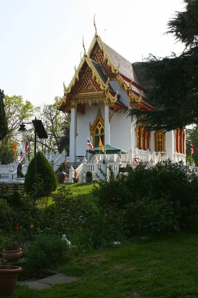 Wat Buddhapadipa Templo Budista Tailandés Wimbledon Fue Primer Templo Este —  Fotos de Stock