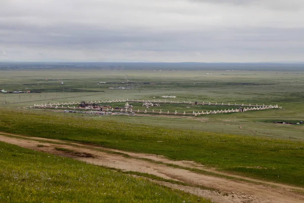 Vista Aérea Erdene Zuu Antigua Capital Mongola Kharakorum — Foto de Stock