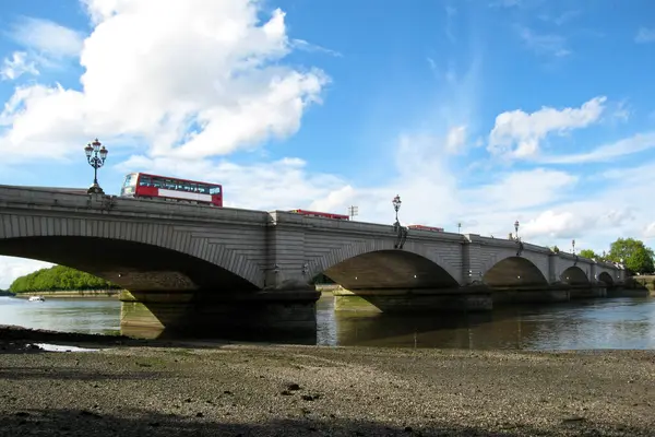 Putney Bridge Sexton Broar Som Korsar Floden Thames Greater London — Stockfoto