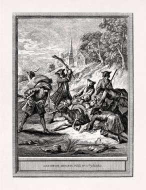 Jean-Baptiste Oudry 'nin 1755' te La Fontaine 'in Masalları için yaptığı 