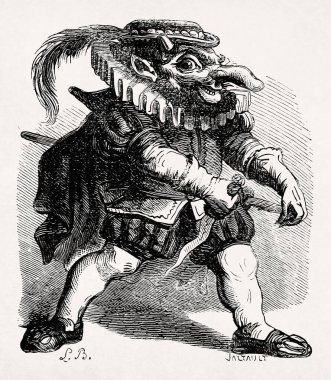 Picollus, Louis Le Breton tarafından 1863 'te Jacques Collin de Plancy tarafından yazılan cehennem sözlüğü için yapıldı..