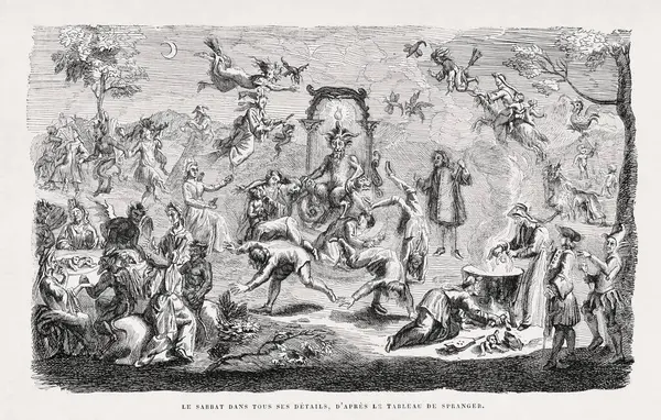 Bartholomeus Spranger 1546 1611 Tarafından Yapılan Jacques Collin Plancy 1793 — Stok fotoğraf