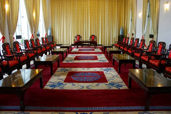 Bağımsızlık Sarayı 'nın içindeki kabul odası, aynı zamanda Birleşme Sarayı olarak da bilinir..