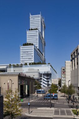 Paris, Fransa - 21 Eylül 2020: Paris Mahkemesi (Fransızca: 