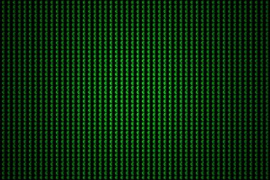 Arkaplanda yüzlerce avro işaretinden oluşan yeşil euro tabelası.