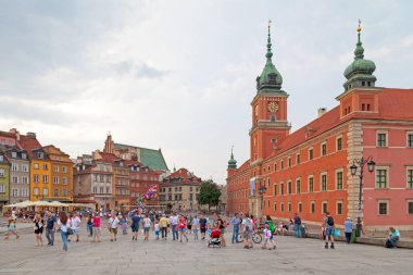 Warsaw, Poland - June 08 2019: The Royal Castle of Warsaw is a castle residency that formerly served throughout the centuries as the official residence of the Polish monarchs.