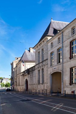 Verdun, France - June 23 2020: The City Hall of Verdun is the building that has housed the municipal institutions of the town of Verdun since 1737. The building, built in 1623 in the Louis XIII style, was bought by the city in 1737. It was listed as  clipart