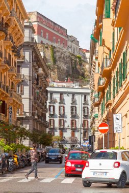 Napoli, İtalya - 19 Mart 2018: Napoli Devlet Arşivleri (İtalyanca: Archivio Di Stato).