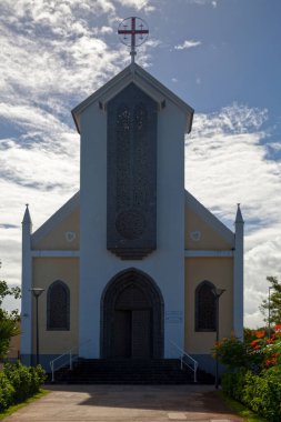 Saint-Pierre de la Reunion 'daki Eglise paroissiale Notre-Dame du Bon Port (Terre-Sainte).