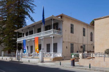 Larnaca, Cyprus - March 03 2024: The Pierides Museum is the nation's oldest private museum. clipart