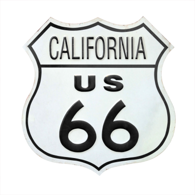 Kaliforniya ABD 66 rota kalkanı.