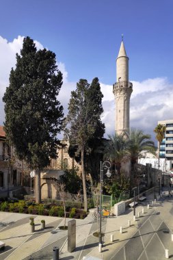 The Djami Kebir Mosque in the old town of Larnaca, Cyprus clipart