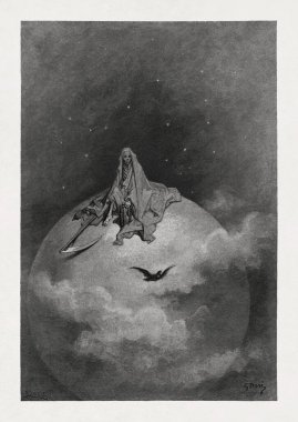 1884 'te Gustave Dore' un Edgar Allan Poe 'nun 