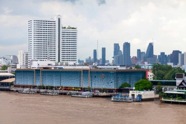 Bangkok, Thailand - October 16 2024: The River City Bangkok, The Anchor of Arts & Antiques (RCB), simply known as River City Shopping Complex, is the premier hub of art, antiques and cultured lifestyles center in Bangkok. It is located alongside the  clipart