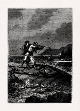 Conseil 'i tasvir eden Alphonse de Neuville, Jules Verne' in 