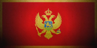 Karadağ Bayrağı kağıda basıldı.