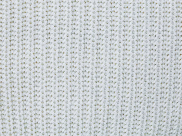 白い毛織物の質感 手編み 透かし彫りのニット ウールの透かし彫りの服のニットの質感 — ストック写真