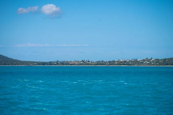 Viajando Gran Arrecife Barrera Queensland Australia Yates Barcos Verano — Foto de Stock