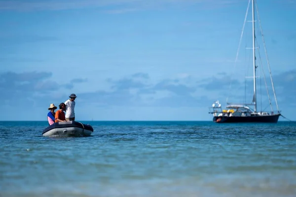 Yachten Und Boote Auf Dem Ozean Königinnenland Australien Sommer — Stockfoto