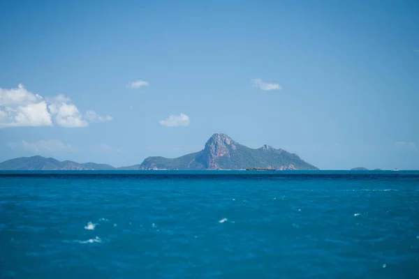 stock image tropical islands and super yachts in queensland australia in spring