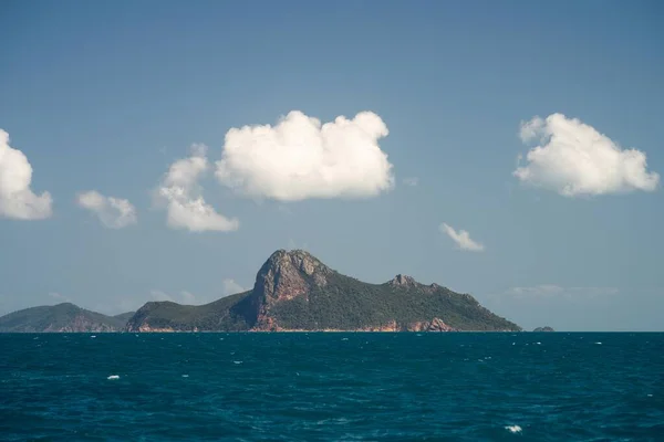 stock image tropical islands and super yachts in queensland australia in spring